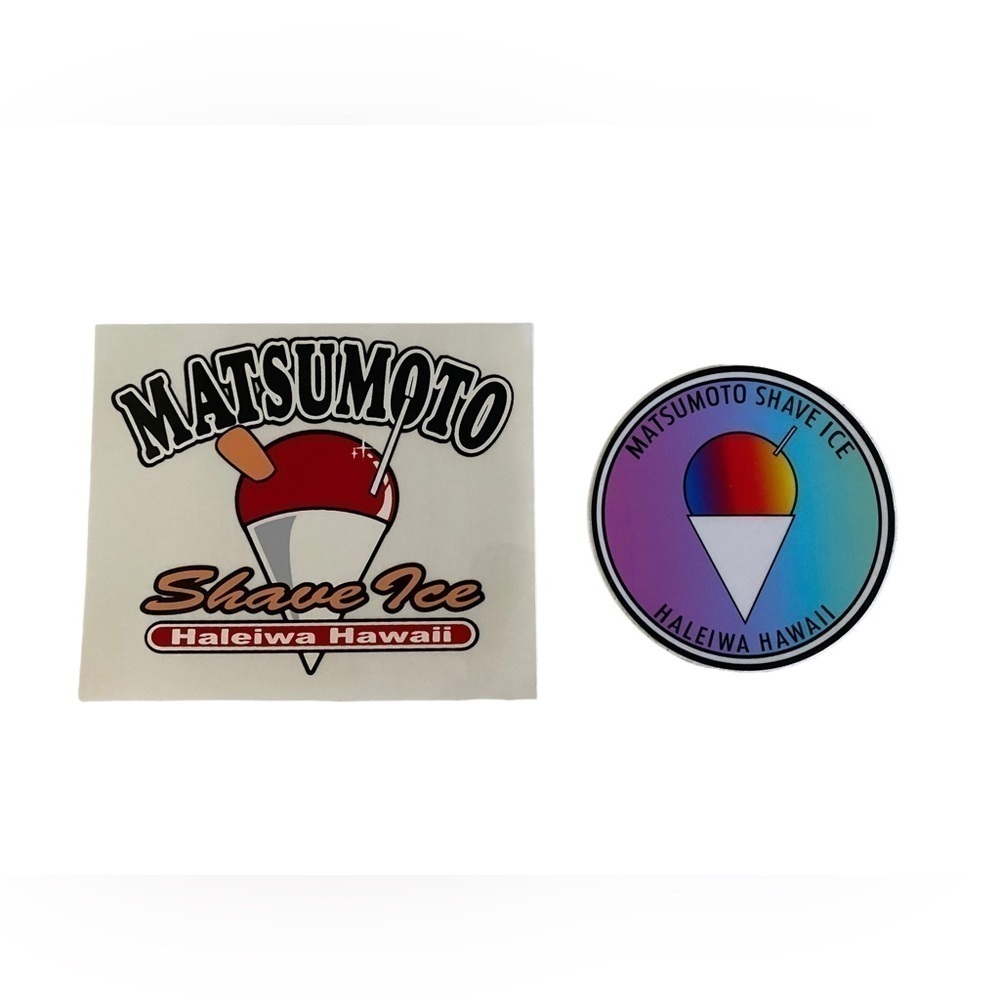 BUNDLE of 2 Matsumoto Shave Ice Stickers